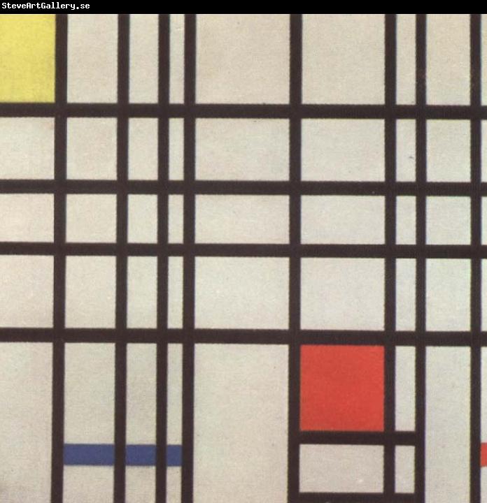 Piet Mondrian Composition with red,yellow and blue